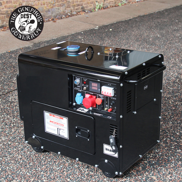 Standby Silent Open Frame Portable Diesel Generator 3KW 5KW 7KW 10KVA Low Noise Copper Twisted 50/60Hz ATS Home Outdoor Use