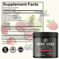 Supplément d'oxyde nitrique OEM de marque privée poudre booster d'oxyde nitrique extra fort supplément de poudre pré-entraînement