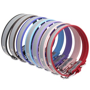 Collar Retro de Lujo para Mascotas, Collar Reflectante de <span class=keywords><strong>Fibra</strong></span> Ultrafina para Perros, Cintas Cómodas, Resistentes al Desgaste y Anti-estrangulamiento para Perros Pequeños y Medianos - Product Image 4
