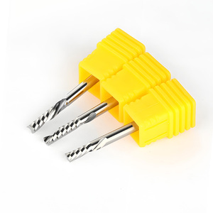 175/4/5/6/8mm xuống cắt đơn cạnh chủ đề phay cắt vonfram thép phẳng phay cắt khắc công cụ cho PVC - Product Image 6