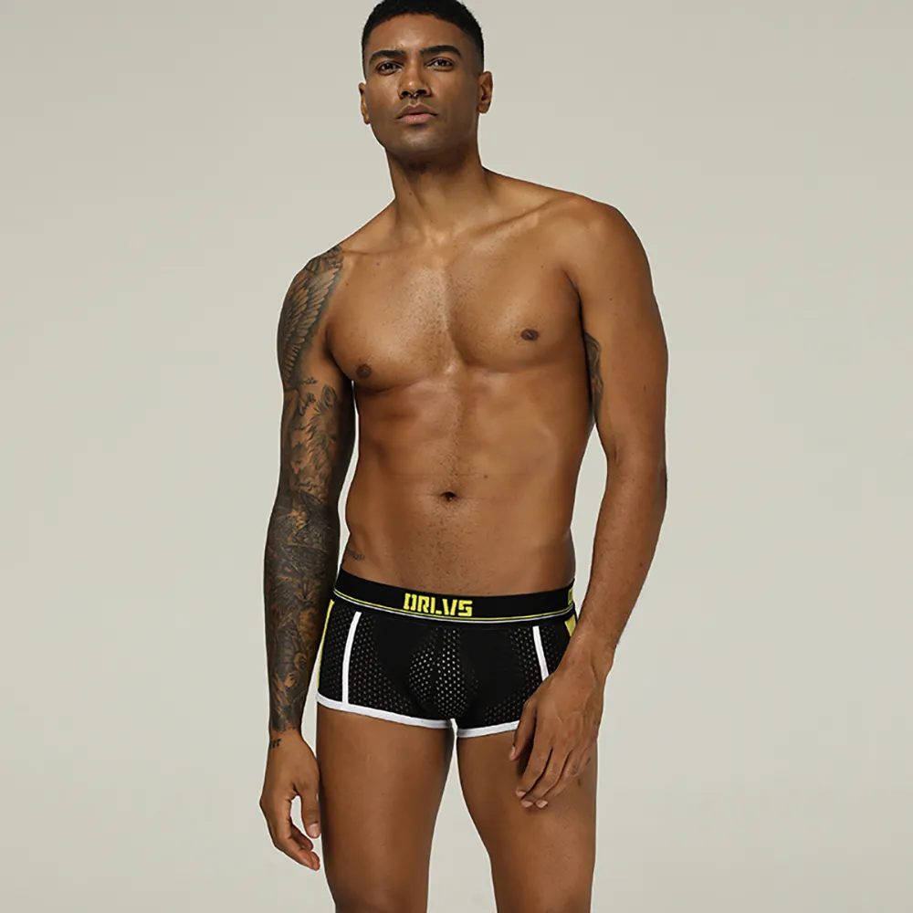 Direct manufacturer ORLVS model number 193 gym underwear for men underwear logo men's boxer brief