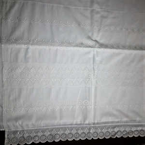 Sábana Desechable Individual con Decoración Jacquard de Encaje San Gallo para Uso en el Hogar, Hotel, Hospital, Dormitorio, Directo de Fábrica - Product Image 3