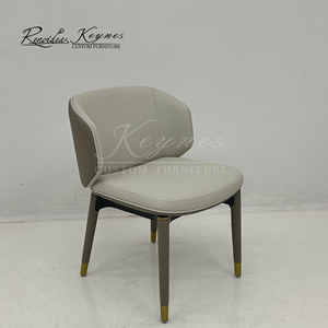 Chaise de restaurant en cuir PU KeynesCommercial |   Sièges de salle à manger rembourrés |   Conception empilable |   Approvisionnement en gros direct usine - Product Image 2