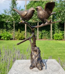 Statue de sculpture d'oiseaux en Bronze grandeur nature moderne pour la décoration intérieure artisanat abstrait personnalisé Sculpture en Bronze fournitures d'événement déco - Product Image 3