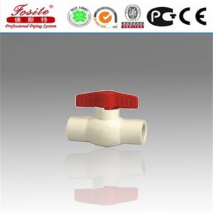 Fábrica preço vermelho punho plástico <span class=keywords><strong>pvc</strong></span> portão <span class=keywords><strong>PVC</strong></span> bola válvula - Product Image 2