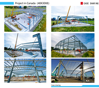 Structure I Beam Conception préfabriquée Construction Atelier de construction Structure en acier Hangar métallique à arche