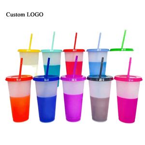 Gobelet promotionnel écologique changeant de couleur avec couvercle en PP pour événements - Product Image 6