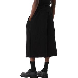 Wholesale Streetwear Comfortable Casual Oversize 100% Cotton Black Baggy Men's Bermuda <b>Sweat</b> <b>Pant</b> - Product Image 6