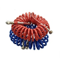 Adaptateur de tuyau d'air d'aérographe à bobine à ressort avec outil de connexion de raccords de taille 1/8 "pour pièces de compresseur d'air de pistolet de pulvérisation