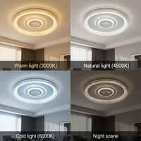 Plafonnier LED Circulaire Moderne OEM Effet Étoilé de Luxe avec Motif Lumineux pour Salon et Décoration Contemporaine