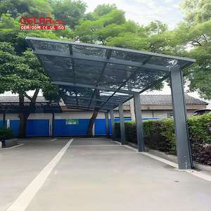 Abri pour jardin extérieur et terrasse contre la pluie Aluminium Alternative Idéal <span class=keywords><strong>Porte</strong></span> d'entrée Cour Arrière-cour Piscine Auvent <span class=keywords><strong>Style</strong></span> Mirador Carport - Product Image 3