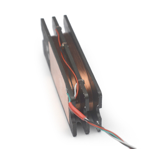 Humbucker Alnico <span class=keywords><strong>5</strong></span> empilé pour <span class=keywords><strong>basse</strong></span> à 4 <span class=keywords><strong>cordes</strong></span> avec réduction de bruit par polepiece séquentiel, bobine fendue à 4 conducteurs 17/18,3 mm - Product Image 4