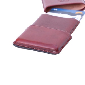 Boshiho Customized Leather Women Slim Pouch <b>Wallet</b> Pocket Short <b>Card</b> <b>Holder</b> <b>Wallet</b> for Women - Product Image 2