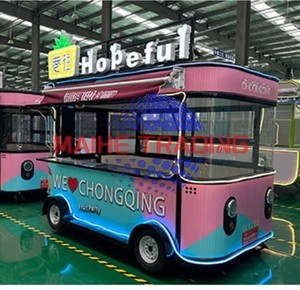 รถเข็นขายอาหารไฟฟ้าเชิงพาณิชย์ใหม่ สำหรับขายไอศกรีม ขนม และอาหารจานด่วน ทำจากสแตนเลส 4 ล้อ พร้อมเครื่องทำความร้อนในตัว รับประกัน 2 ปี - Product Image 6