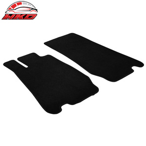 Alfombrillas para Benz R230 SL-Class 03-12, 2 uds., alfombras antideslizantes izquierda y derecha, terciopelo negro - Product Image 3
