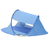 Tente de plage légère anti-UV E-RIKE, abri solaire pour la plage, tente de plage automatique pour l'été en plein air