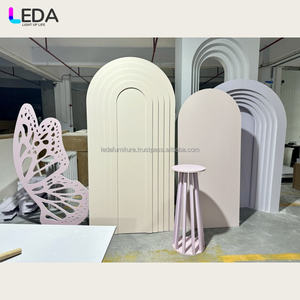 Fondo de Boda Acrílico Moderno y Profesional LEDA, Diseño de Flores y Mariposas Elegantes para Escenario, Ceremonia, Decoración Interior/Exterior - Product Image 6