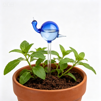 Globes d'arrosage automatiques en verre soufflé à la main en forme d'escargot, ampoules d'arrosage automatiques, écologiques