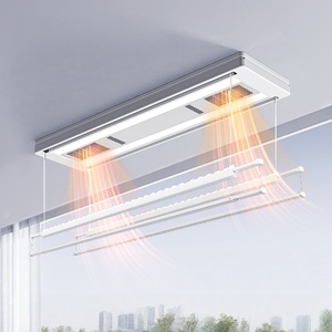 Séchoir à linge électrique intelligent rétractable ultra-fin et invisible pour balcon, télécommandé et automatique - Product Image 3
