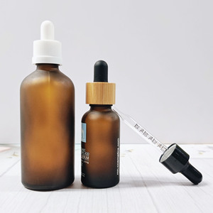Botella de Vidrio de Lujo Vacía para Cosméticos, Redonda, con Logotipo Personalizado, 30ml 50ml 100ml, para Suero Facial, Aceite Esencial, con Gotero y Caja - Product Image 4