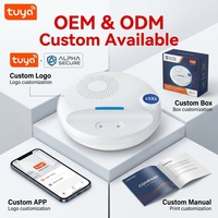 Capteur de fuite d'eau WiFi Tuya 100 dB à alarme puissante, détection de goutte à goutte et d'eau souterraine, sécurité domestique, 18 ans d'expérience OEM/ODM, PST-SW107W