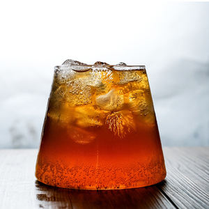 Tazza <span class=keywords><strong>da</strong></span> tè in vetro di montagna a forma speciale stile Fuji trasparente dal Design unico - Product Image 1