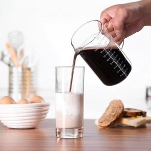 Frutpunch 500ml cao Borosilicate V hình miệng thủy tinh đo cup Ba Quy mô nhà bếp nhà hàng thực phẩm lưu trữ 18OZ - Product Image 3