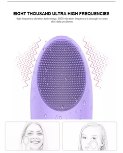 New Arrival Skin Care Device Waterproof Soft Silicone Facial <b>Cleaning</b> <b>Brush</b> Washing Massager <b>Electric</b> Face <b>Cleaning</b> <b>Brush</b> - Product Image 3