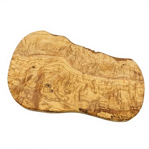 Assiette à steak en bois faite à la main AZ ENTERPRISES pour servir des pizzas et des viandes grillées, passe au lave-vaisselle - Product Image 1