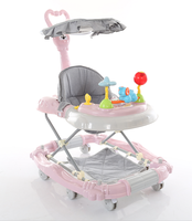 Sortie d'usine 2022, nouvelle marchette pour bébé pliable et bon marché avec frein/nouvelle petite marchette pour bébé à hauteur réglable