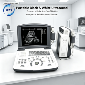 Draagbare zwart-witte echografiemachine voor mens en dier, digitaal <span class=keywords><strong>laptop</strong></span> B-echoscopie apparaat voor zwangerschapsdiagnostiek - Product Image 1