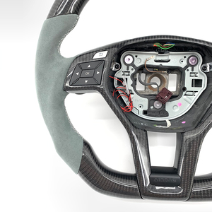 Volante de Carbono Personalizado Profesional RPPF para Mercedes 2012-15 Clase A W175/E350/C63/W204/E63/Cls63/Slk55 AMG/CLA 2020 - Product Image 2
