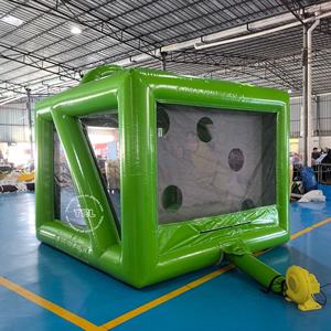 ประตูฟุตบอลเป่าลม PVC สำหรับเล่นกลางแจ้ง ของเล่นกีฬาเป่าลมยอดนิยม เกมยิงประตูเป้าหมาย - Product Image 5