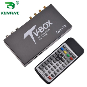 Bộ Thu Sóng HDTV Bộ Thu Tv Kỹ Thuật Số Dvb T2 Cho Xe Hơi Bộ Thu TV Kỹ Thuật Số Đa PLP Hộp <span class=keywords><strong>DTV</strong></span> Ô Tô Với 4 Ăng Ten Bộ Chỉnh - Product Image 4