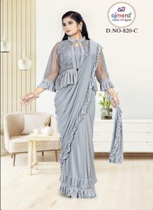 Saris Prêts à Porter de Haute Qualité, Collection Tendance de Créateurs, Vente en Gros, Séchage Rapide, Protection Solaire, Idéal Toutes Saisons - Product Image 6