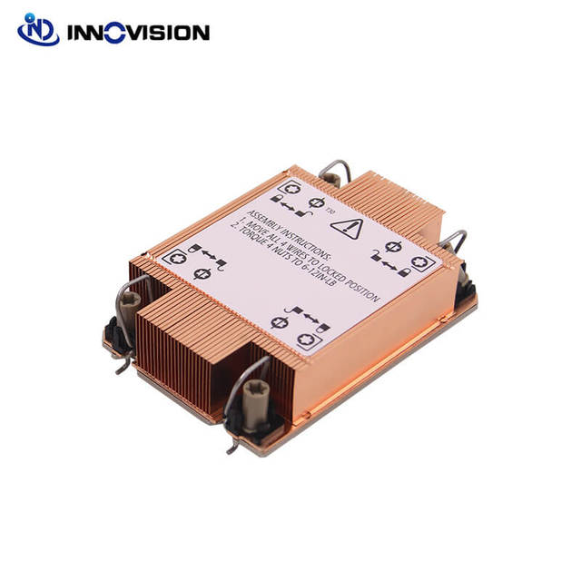 Factory 1U Passive Server Heatsink LGA4189 Sockets CPU Cooler with Cooper Vapor Chamber for 1U Server and Blade Server