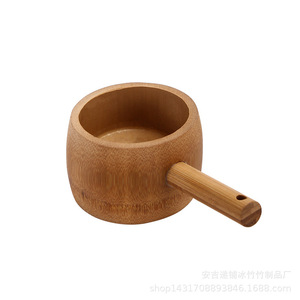 Louche à eau en bambou naturel de grande taille, cuillère en bambou, louche à eau en bambou de style ancien, louche à thé, louche à eau en bambou moso, thé - Product Image 5
