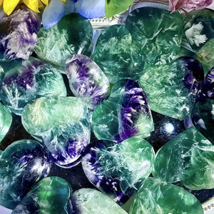 Cœur en fluorite cristal flocon de neige de haute qualité, prix d'usine en gros, pour la décoration intérieure - Product Image 4