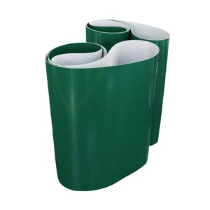 Yeşil Hafif PVC Parlak Konveyör Bant Rulosu 10 Metre Uzunluğunda Üretim Hattı Aksesuarı Ayarlanabilir Hızlı Kauçuk Malzeme - Product Image 6