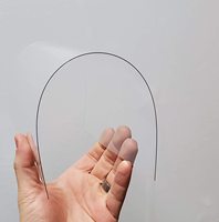 Rouleau de film plastique transparent recyclable APET PET 0,5 mm avec service de découpe pour emballages alimentaires, boîtes pliantes et fenêtres