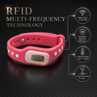 Bracelet RFID en silicone, contrôle d'accès NFC, puce NTAG213, impression de logo personnalisée, étanche, résistant aux intempéries, nouvelle arrivée