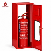 Armoire pour extincteur de 1 à 12 kg, vente chaude d'usine, avec accessoires en option pour systèmes de lutte contre l'incendie