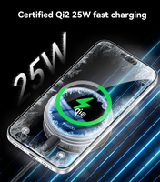 Chargeur sans fil Yesido QI2 25W à charge rapide avec aimants N52, dissipation thermique par semi-conducteurs, ventilateurs intégrés C325