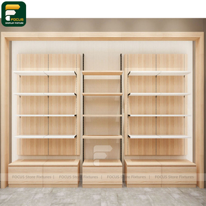 Custom Apparel Boutique Display Cabinet Clothing Rack <b>Wall</b> Panel Checkout Counter Shelf Lighting Fixture - Product Image 4