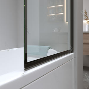 Haute qualité 6mm facile à nettoyer charnière en verre douche écran de bain panneau unique du fabricant chinois pour l'utilisation de la salle de bain - Product Image 4