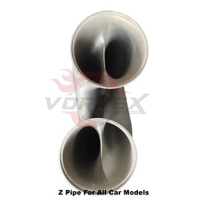 Tubo de Escape Cruzado Vortex de Alto Rendimiento, Universal, de Acero Inoxidable SS316, Serie 3, Pulido a Espejo, de 2.5, 2.75 y 3 Pulgadas - Product Image 4
