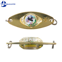 Mini lampe flash LED forme d'oeil de poisson leurre de pêche intelligent