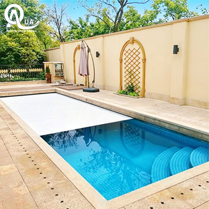 2026 Suministro Directo de Fábrica Cubierta Automática Impermeable de Acero Inoxidable para Piscina con Lamas de PC, Producto en Oferta, Persianas Enrollables - Product Image 1
