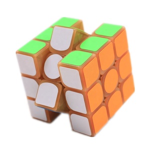Magische Würfel Professionelle Aufkleber Speed-Puzzle-Würfel Glatt Transparent Leuchtend Lernspielzeug für Kinder - Product Image 5