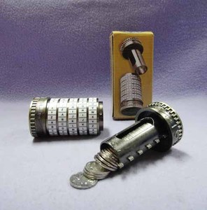 EASTOMMY ET-410124 <strong>Cryptex</strong> -Flat End Romantic Gift Box Storage Container Da Vinci Code Math Lock Box